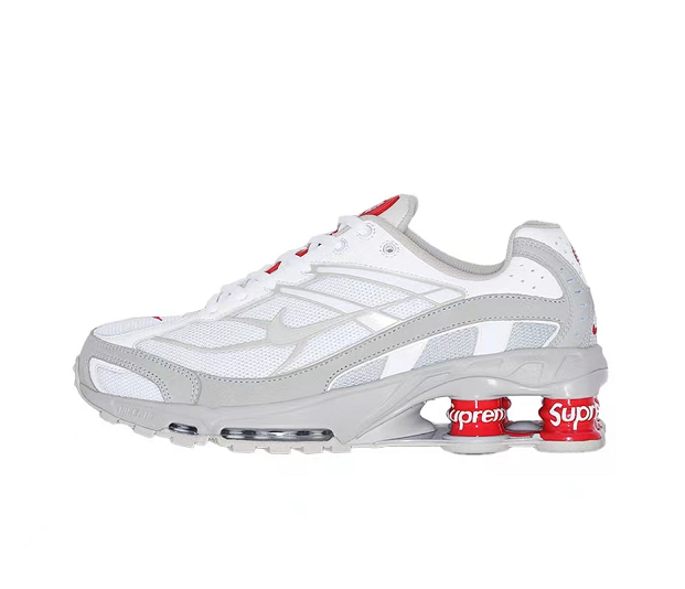 Nik Shox Ride 2 SP Supreme Branco Cinza Vermelho