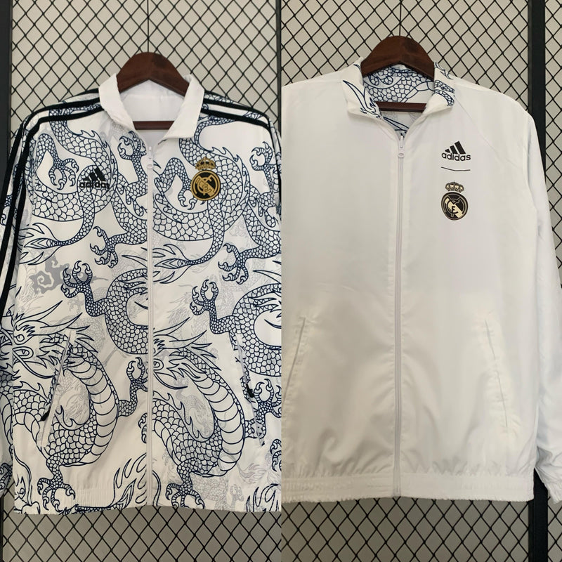 Corta Vento Real Madrid Trench Coat Reversible 23/24