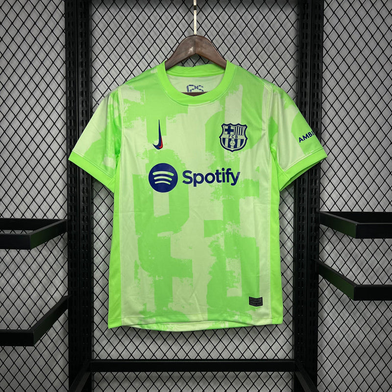 Camisola Barcelona verde alternativo 2024/25