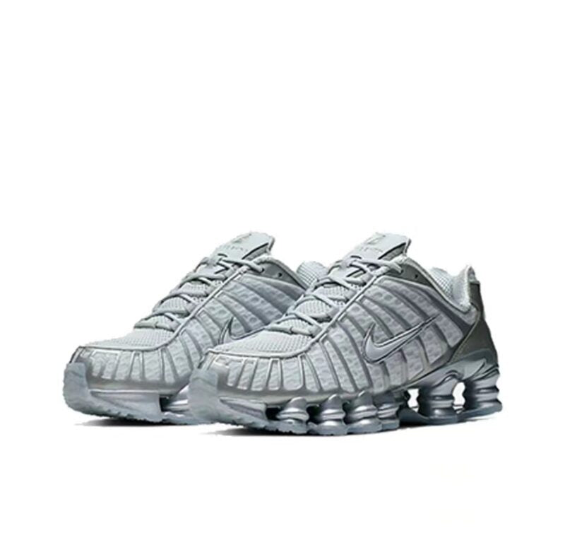 Nik Shox TL Light Bone Metálico Prata Cool Grey