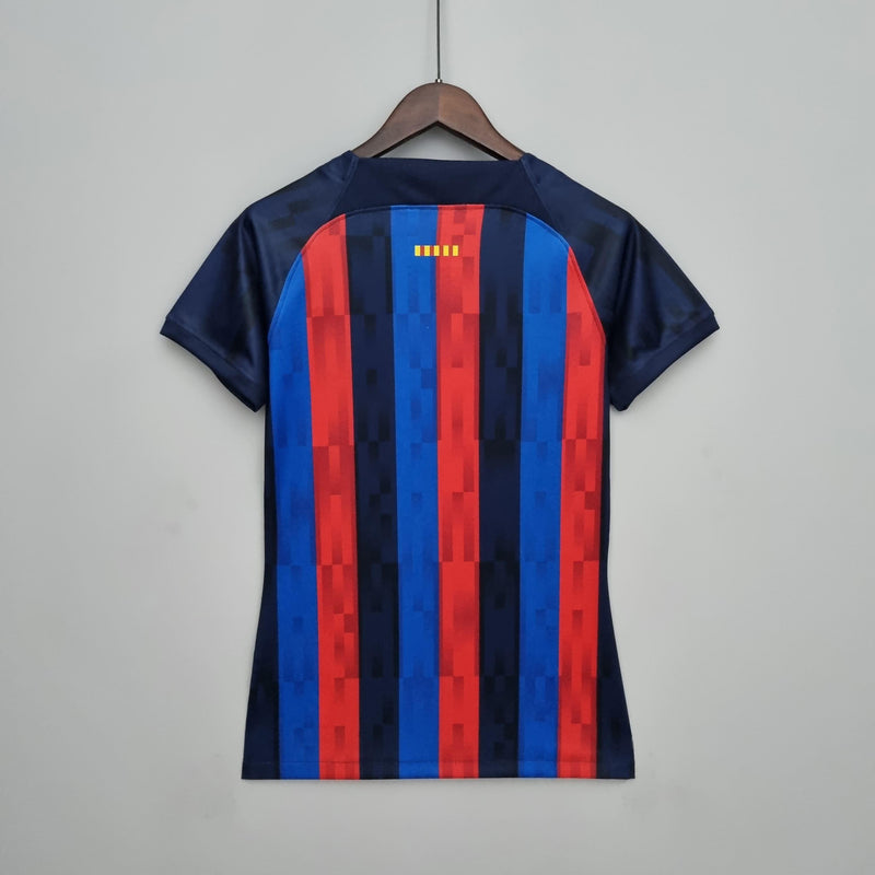 Camisola Feminina Barcelona 2022/23 Home